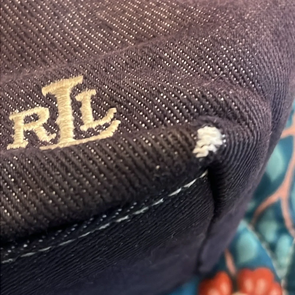 Lauren Ralph Lauren Denim Tote Bag